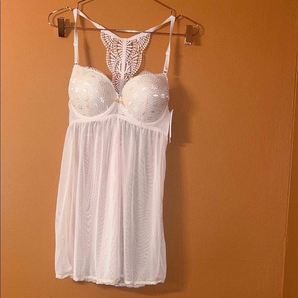 New pink Jessica Simpson  Lingerie set size M